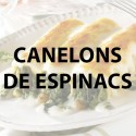 Canelons de espinacs 3 peces Pack