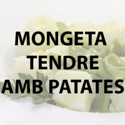 Mongeta tendre amb patates