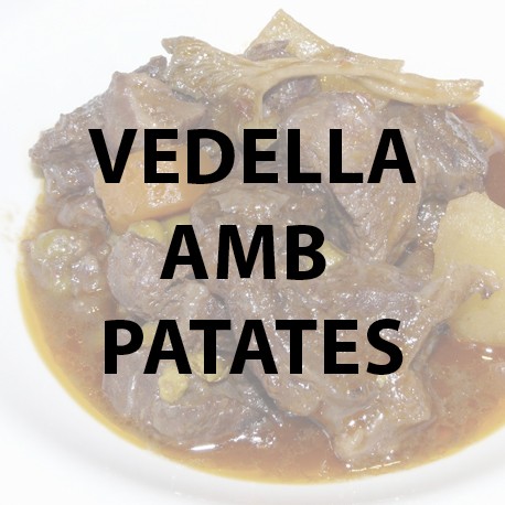 Vedella amb patates