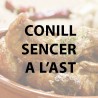 Conill sencer a l'ast