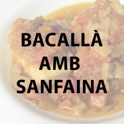 Bacallà samfaina