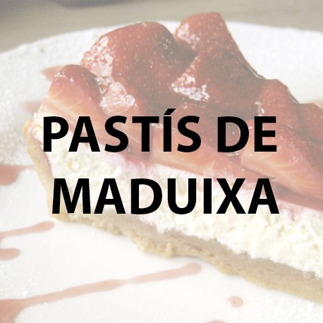 Ració pastís maduixa