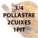 3/4 Pollastre a l'ast